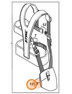 Almohadilla acolchada arnés STIHL Forestal Advance STIHL 2