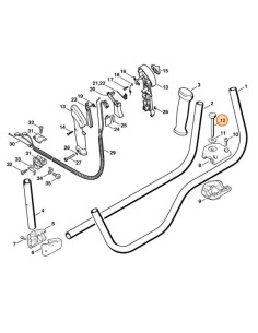 Tornillo ajuste de manillar desbrozadora STIHL 2