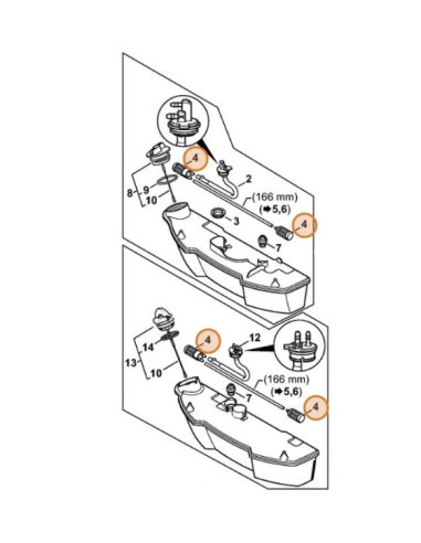 Juego de filtros de combustible sopladora STIHL