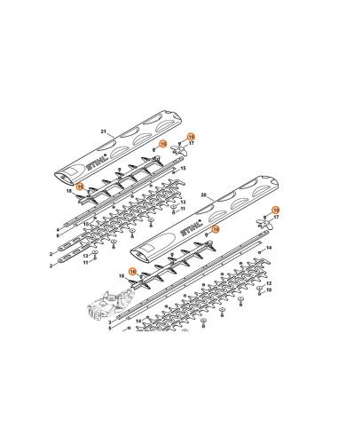Tornillo cilíndrico IS-D4x8 STIHL