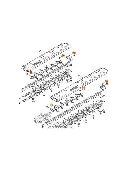 Tornillo cilíndrico IS-D4x8 STIHL