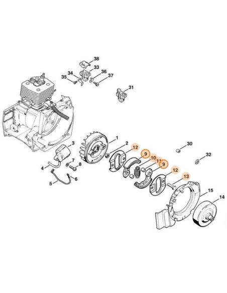 Embrague desbrozadora STIHL
