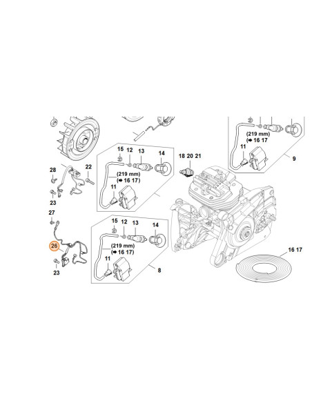 Mazo de cable STIHL