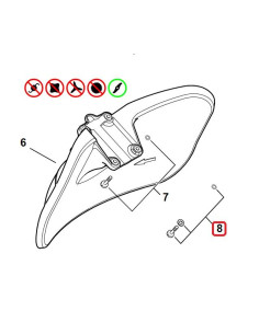 Juego tornillos protector corte desbrozadora [10 uds]STIHL 2