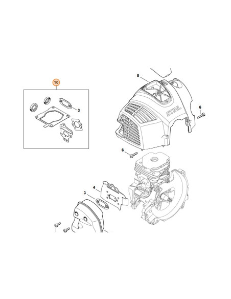 Juego de juntas del motor y retenes STIHL