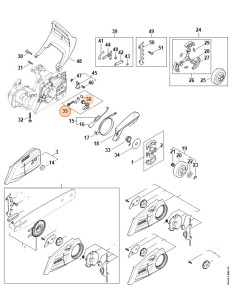Dispositivo tensor de cadena STIHL 2