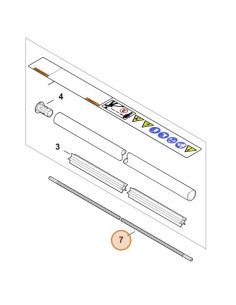 Eje de transmisión desbrozadora STIHL 2