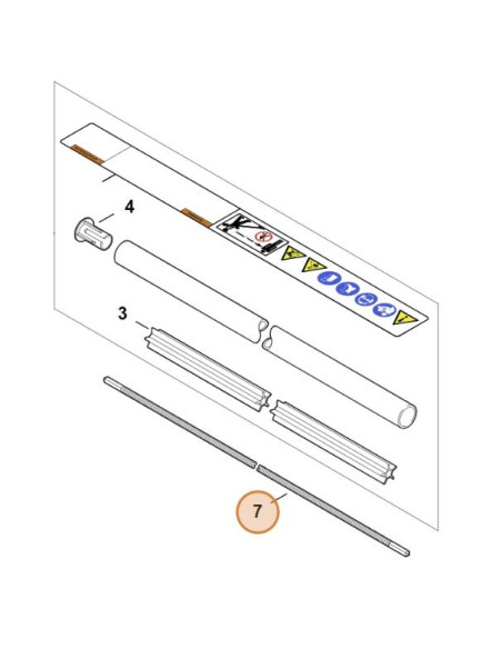 Eje de transmisión desbrozadora STIHL