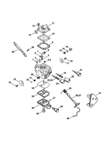 Carburador C1Q-S257A para motosierra STIHL