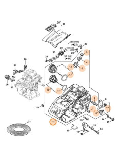 Carcasa de motor STIHL 2