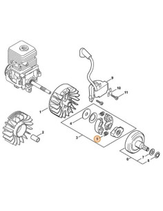 Muelle de embrague STIHL 2